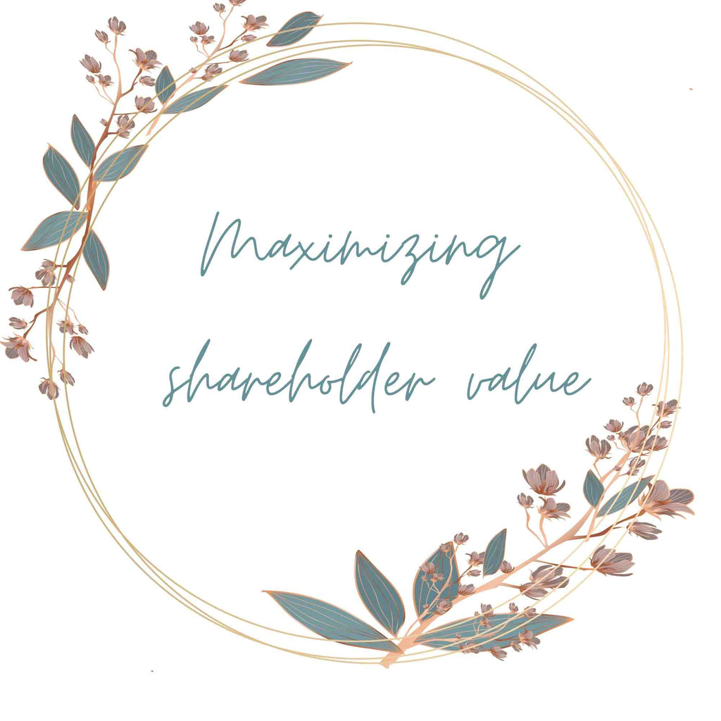 Maximizing Shareholder Value (The Icon Crew)